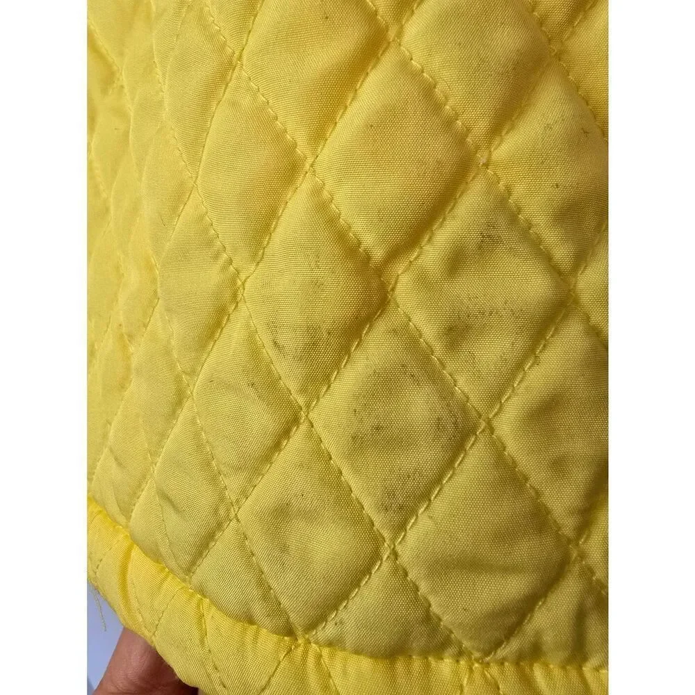 Gymboree Puffer Coat Bright Yellow Sz 3